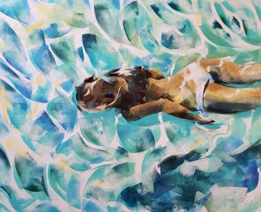Print of Figurative Water Paintings by marina del pozo