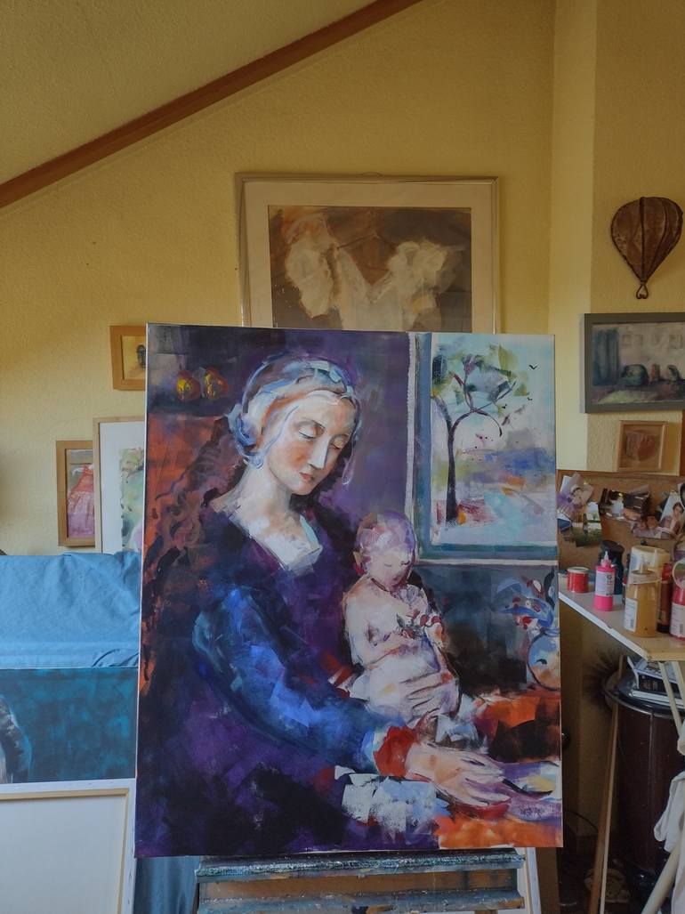 Original Figurative Portrait Painting by Marina Del Pozo