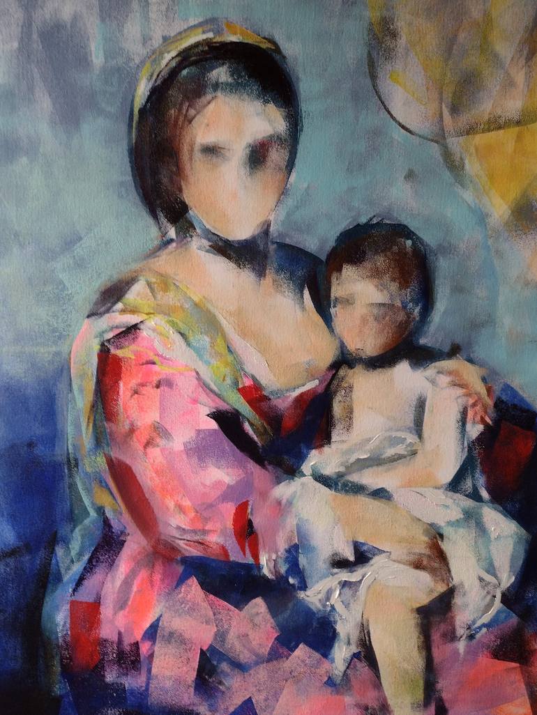 Original Figurative Portrait Painting by Marina Del Pozo