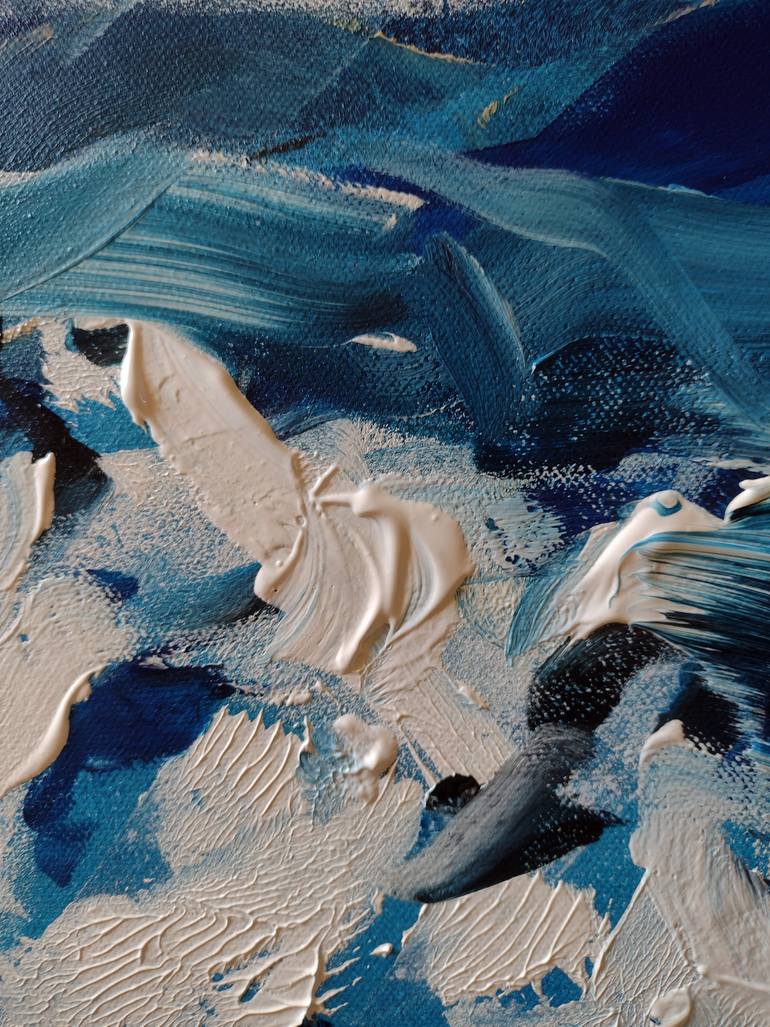 Original Figurative Seascape Painting by Marina Del Pozo