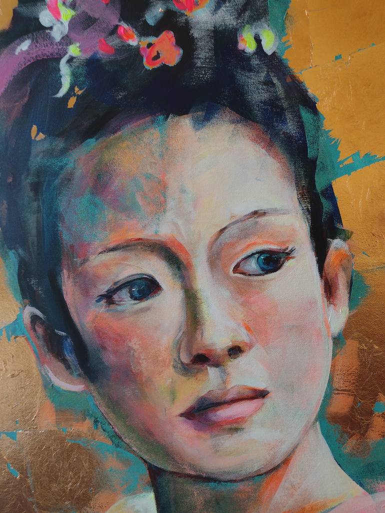 Original Figurative People Painting by Marina Del Pozo