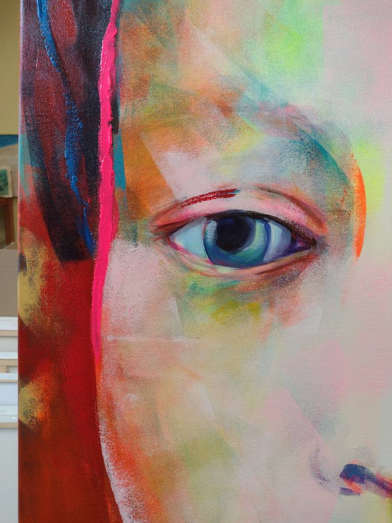 Original Figurative Portrait Painting by Marina Del Pozo