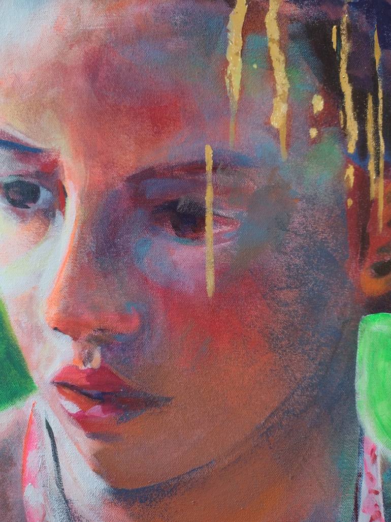 Original Portraiture People Painting by Marina Del Pozo