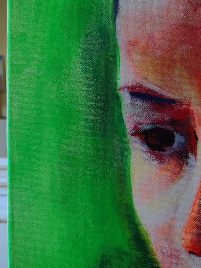 Original Portraiture People Painting by Marina Del Pozo