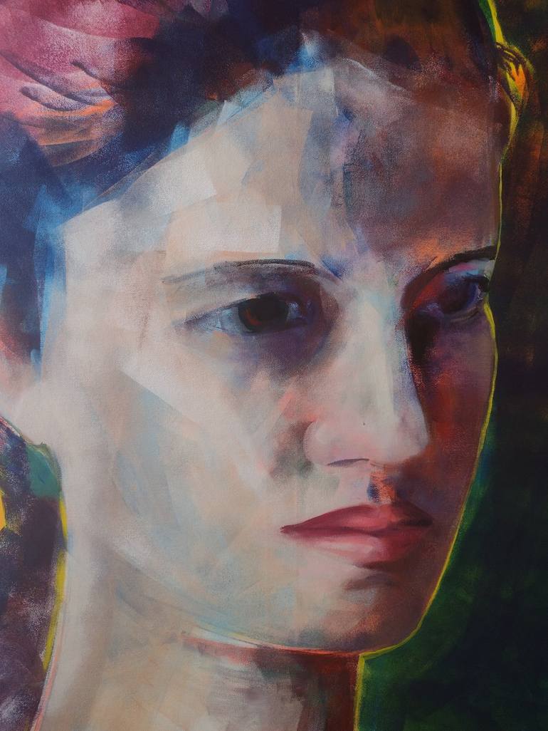 Original Portraiture Portrait Painting by marina del pozo