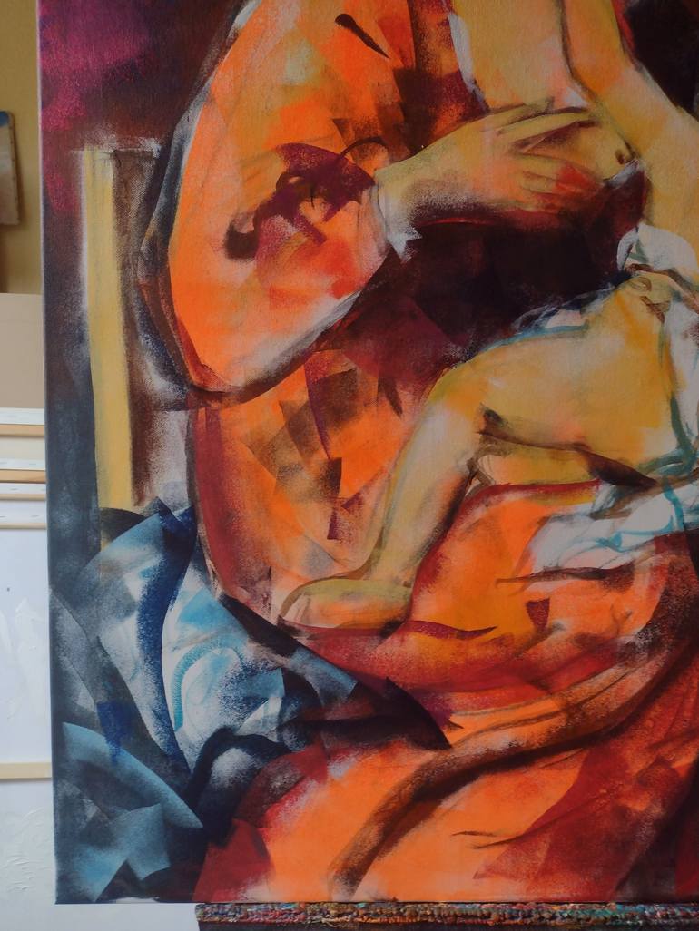 Original Love Painting by marina del pozo
