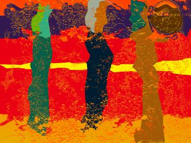 Saatchi Art Artist Chema Rivas; Mixed Media, “"Disencounter in triptych" - FOTO SOLO Award Winner ArtExpo New York 2019” #art