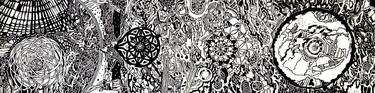Original Abstract Expressionism Geometric Printmaking by Giuseppe Marletta