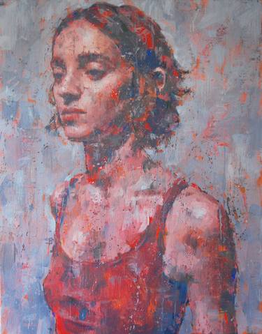 Original Expressionism Portrait Paintings by Robert Hewer