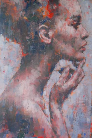 Original Expressionism Portrait Paintings by Robert Hewer