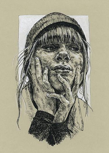 Print of Portrait Drawings by Katarzyna Gagol