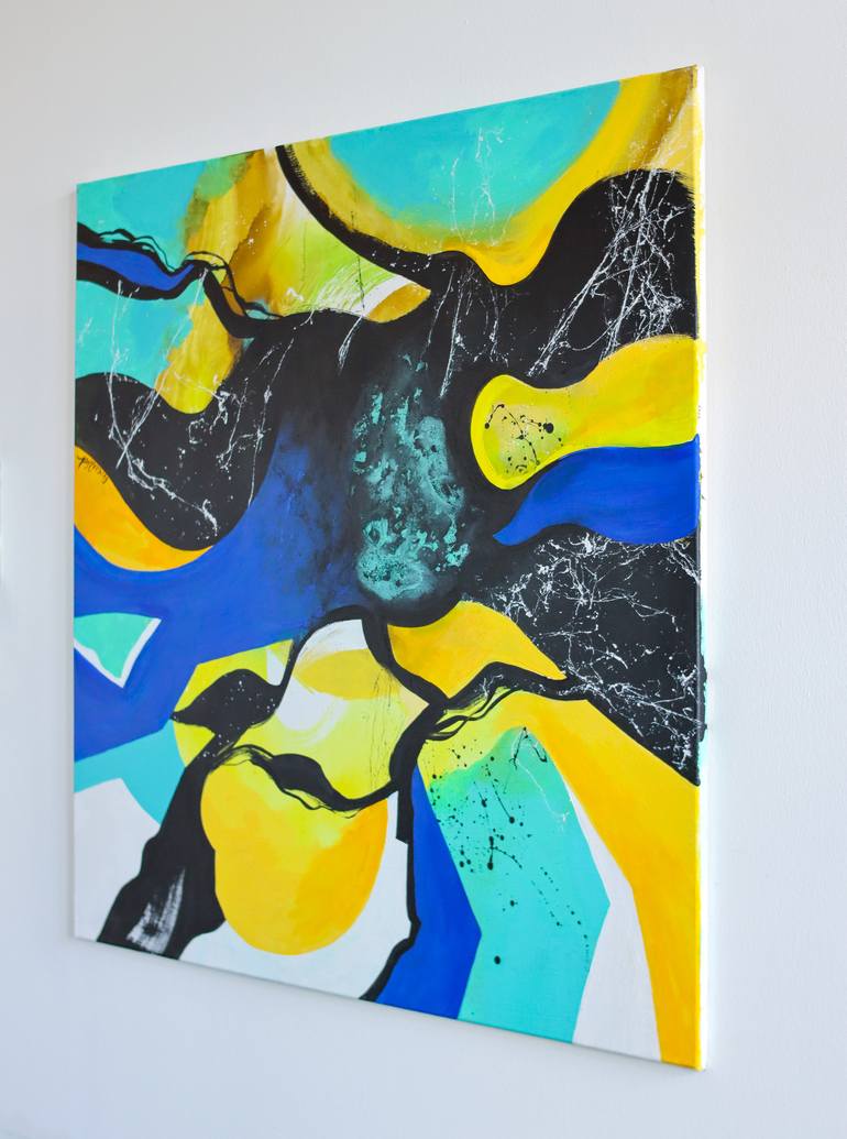 Original Abstract Painting by Evgeniia Pestova