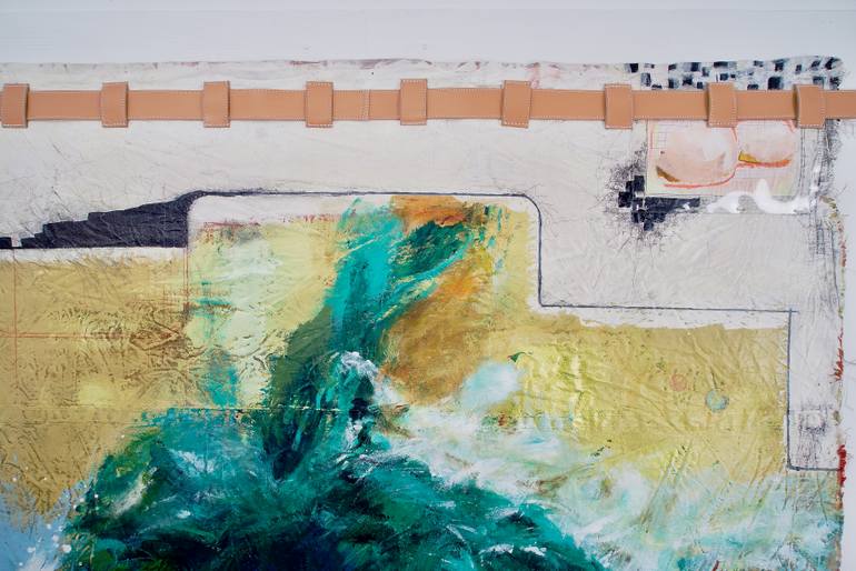 Original Abstract Expressionism Science/Technology Painting by Astrid Haugen