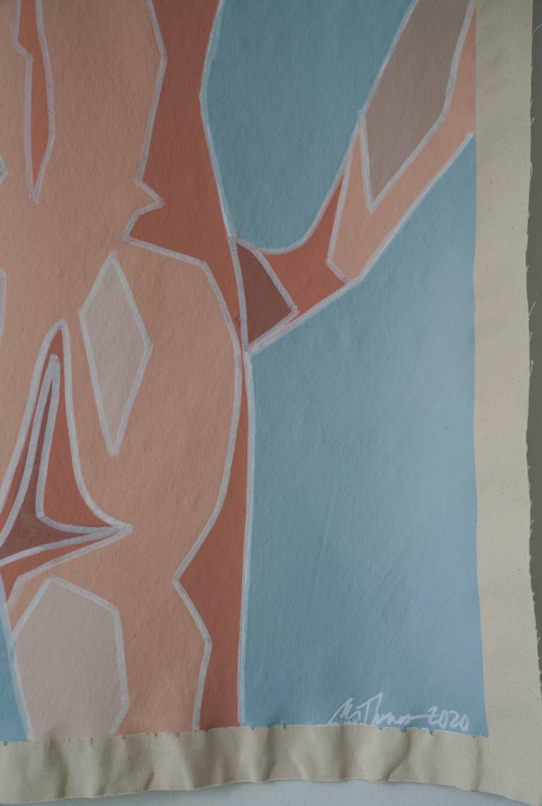 Original Abstract Nude Painting by Michelle Thomas