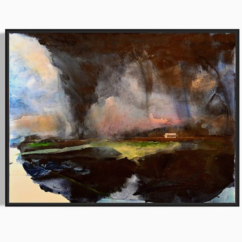Original Abstract Nature Mixed Media by Jim Wildman