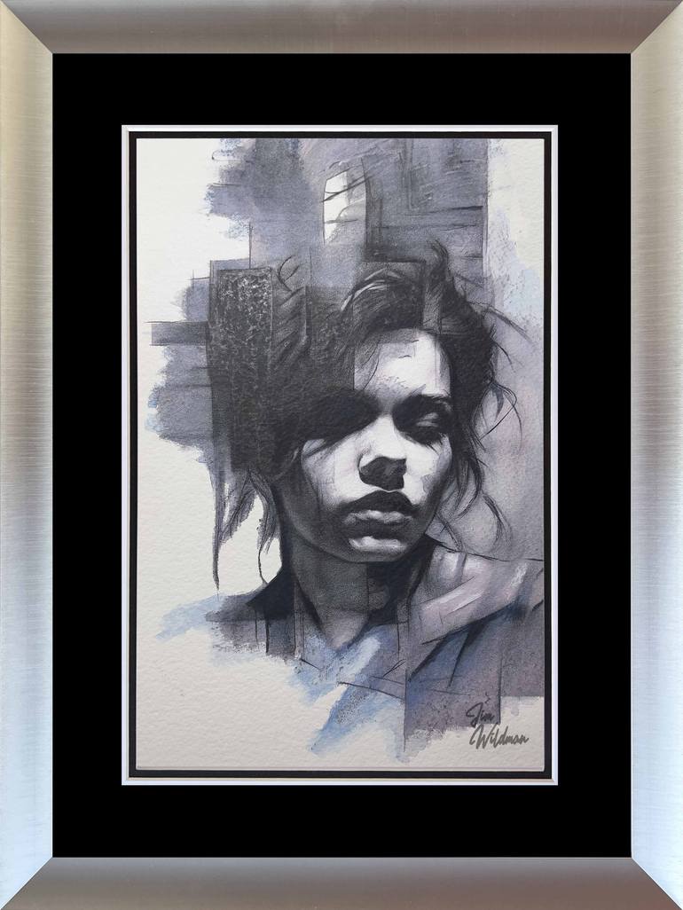 Original Contemporary Portrait Mixed Media by Jim Wildman