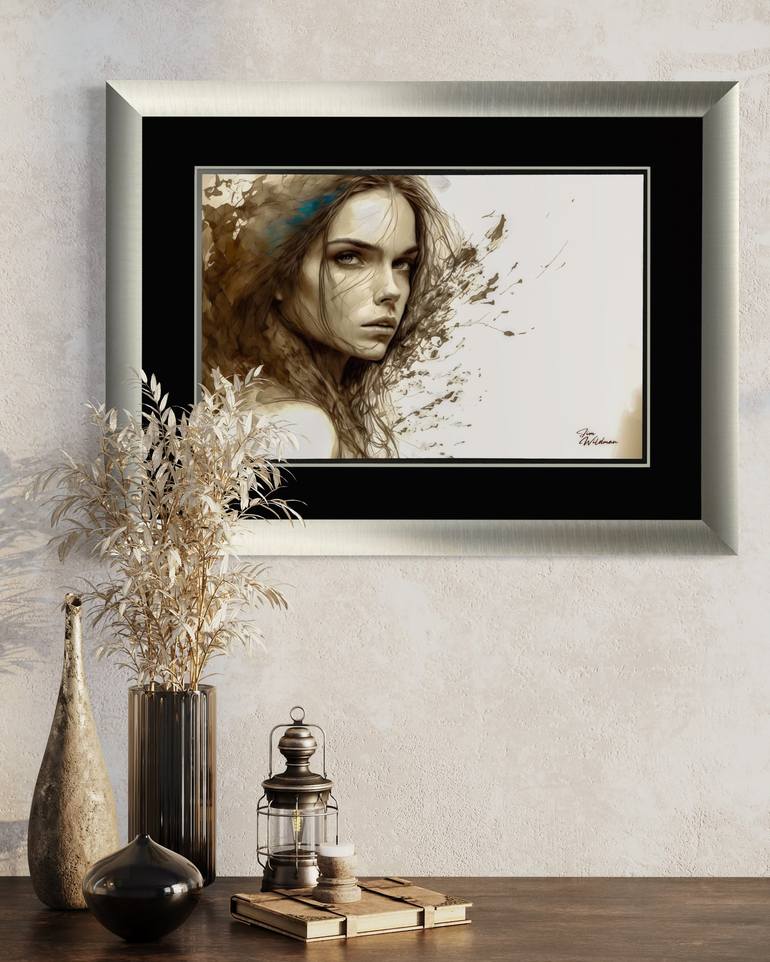 Original Contemporary Portrait Mixed Media by Jim Wildman