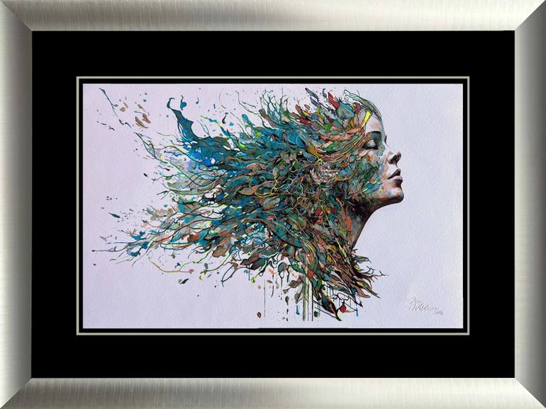 Original Contemporary People Mixed Media by Jim Wildman