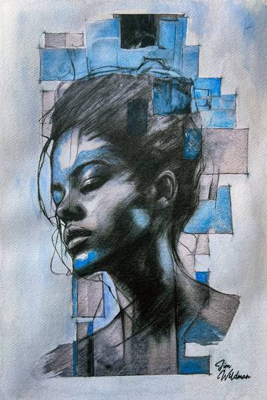 Print of Figurative Women Mixed Media by Jim Wildman