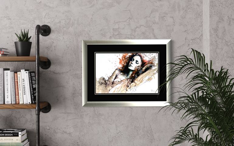 Original Contemporary Women Mixed Media by Jim Wildman