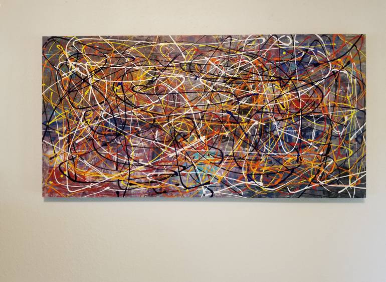 Original Abstract Expressionism Abstract Painting by Jim Wildman