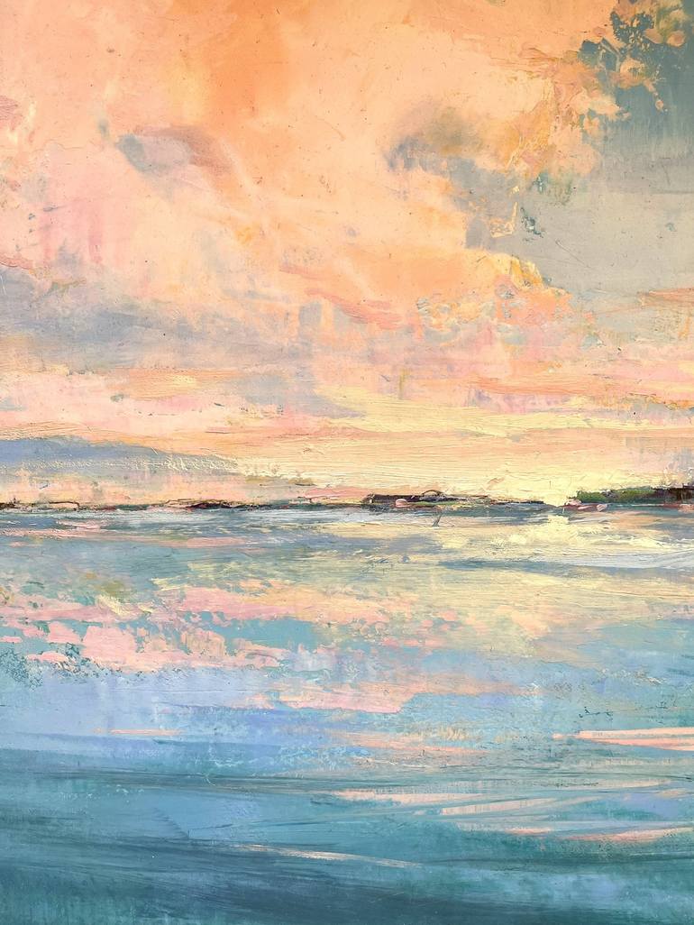 Original Abstract Seascape Painting by Melanie Ferguson