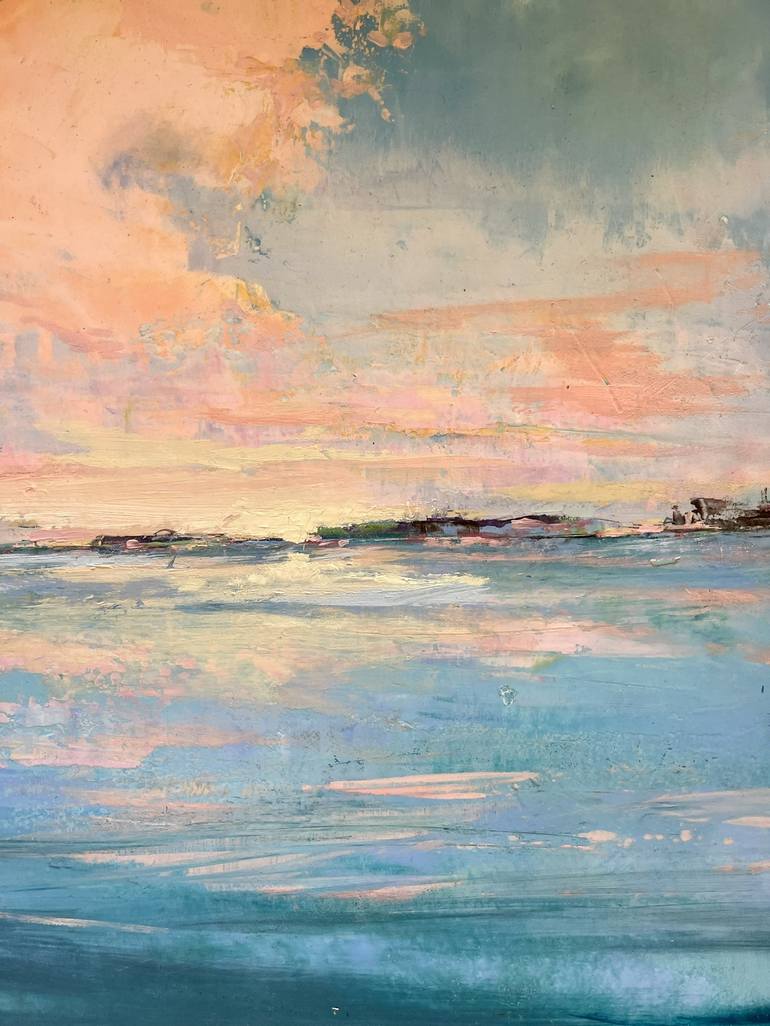 Original Abstract Seascape Painting by Melanie Ferguson