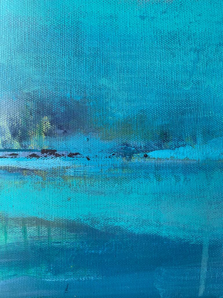 Original Abstract Cities Painting by Melanie Ferguson