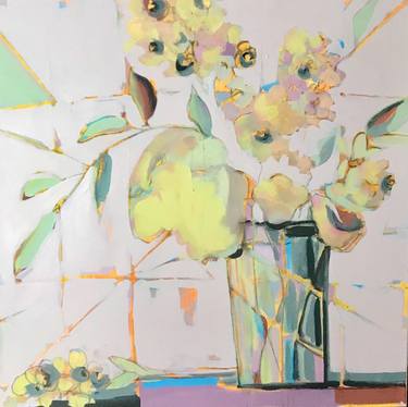 Print of Abstract Floral Paintings by Melanie Ferguson