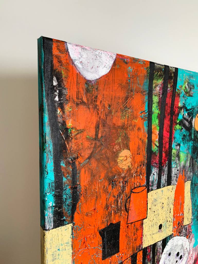 Original Modernism Abstract Painting by Aleksandra Jablokova