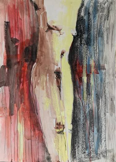 Original Abstract Expressionism Body Paintings by Aleksandra Jablokova