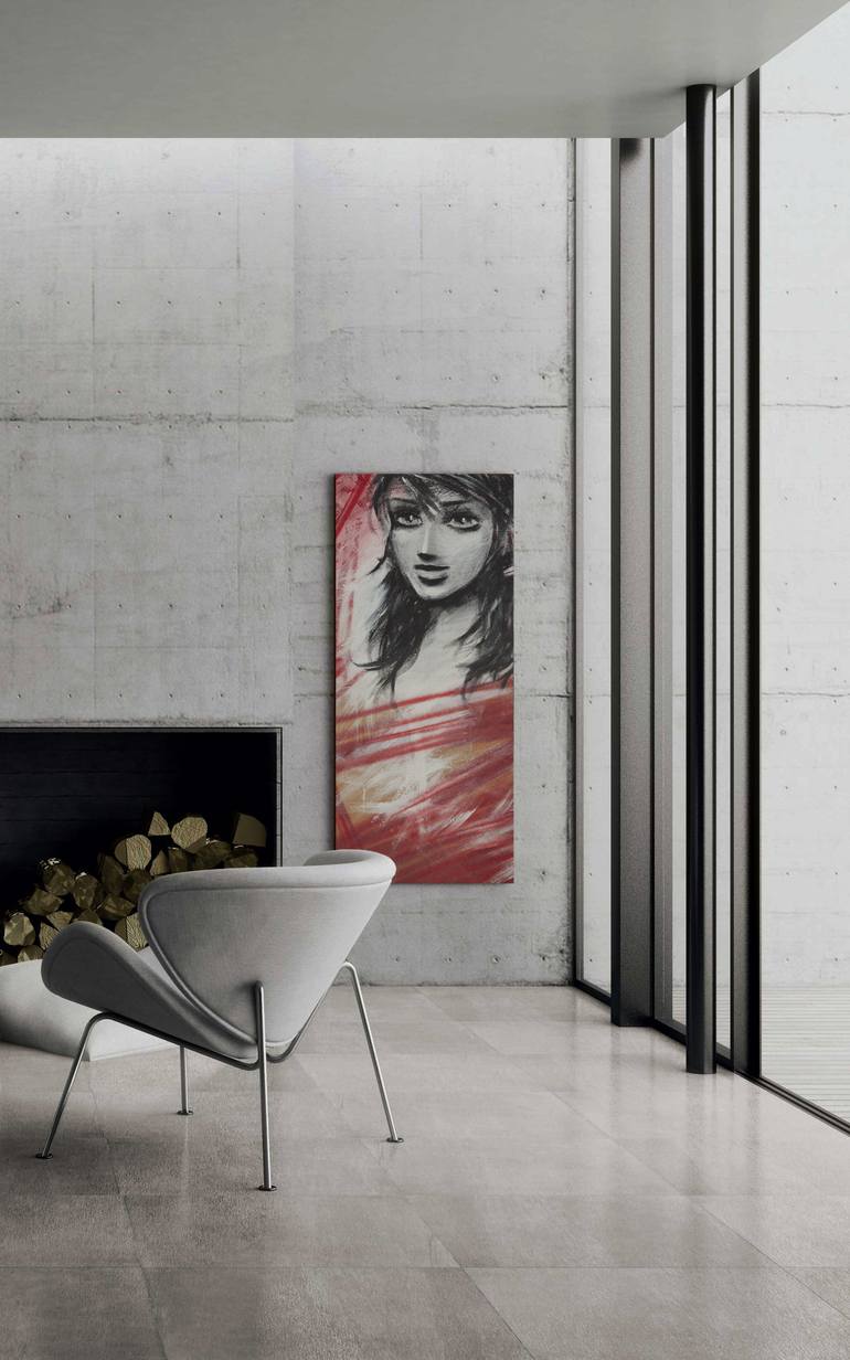 Original Street Art Women Mixed Media by Ivan T Clark