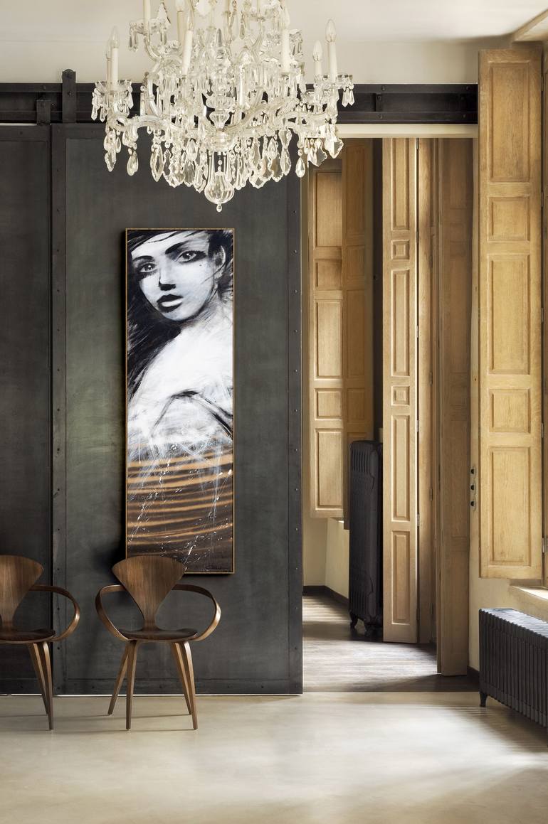 Original Street Art Women Mixed Media by Ivan T Clark