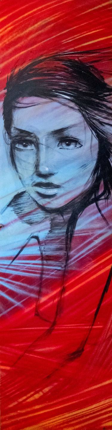 Original Painterly Abstraction Women Mixed Media by Ivan T Clark