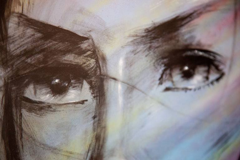 Original Painterly Abstraction Women Mixed Media by Ivan T Clark