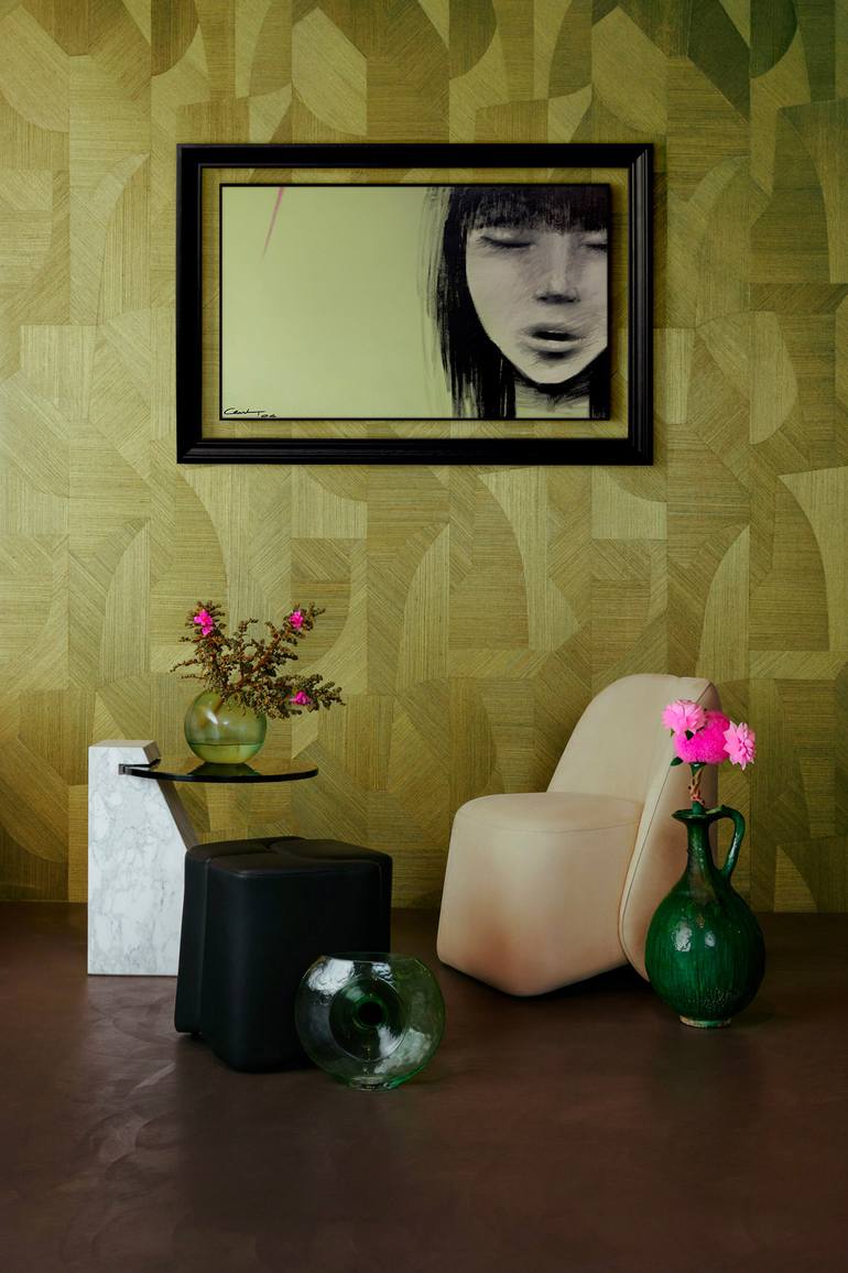 Original Figurative Women Mixed Media by Ivan T Clark