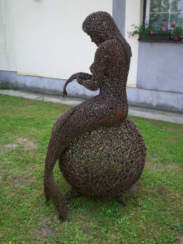 Original Fantasy Sculpture by Laszlo Komaromi