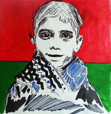 Palestine Boy - Innocence whitout colors thumb