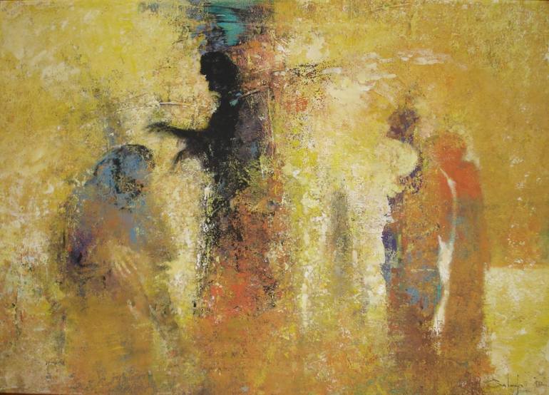 Christening Painting by Gallery ArtforYou Saatchi Art