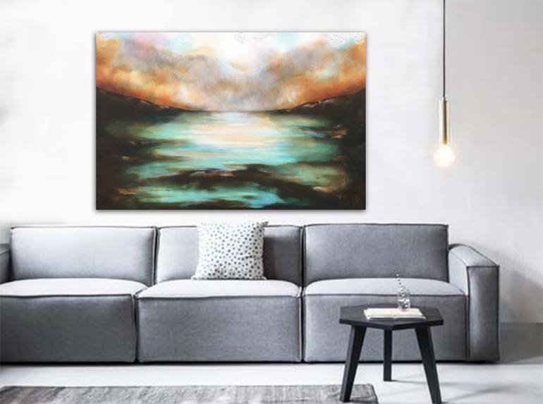 Original Abstract Landscape Painting by Dee Brown