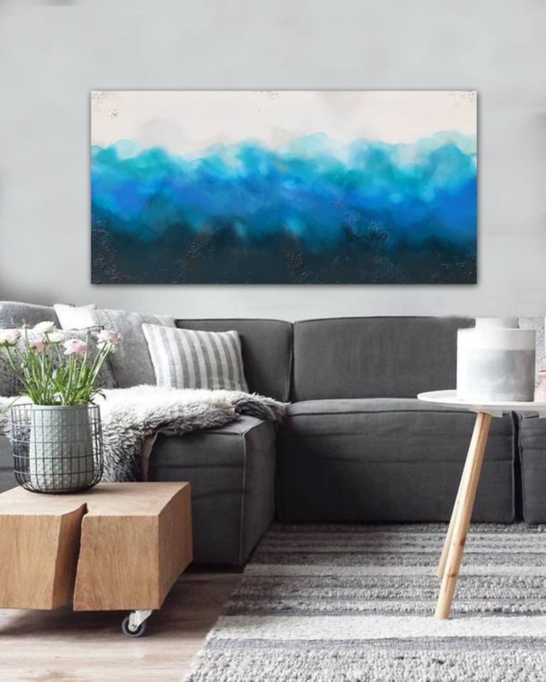 Original Abstract Seascape Painting by Dee Brown