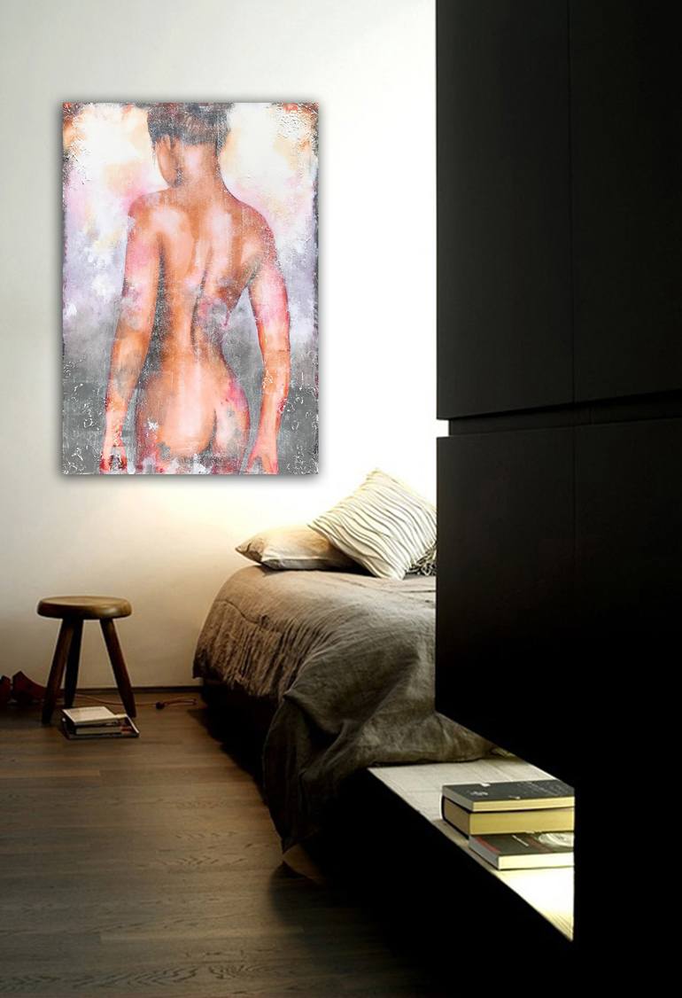 Original Abstract Nude Painting by Dee Brown