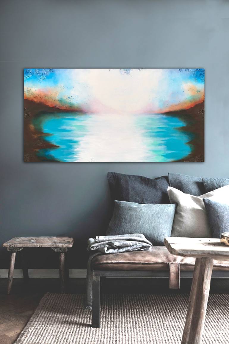 Original Abstract Seascape Painting by Dee Brown