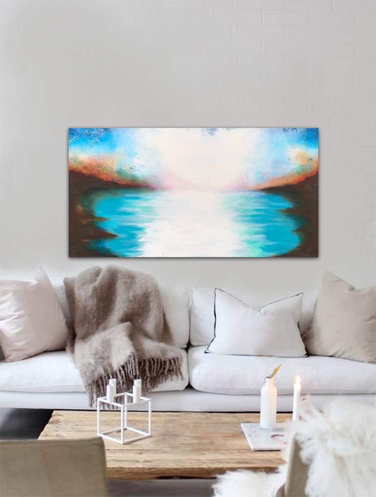 Original Abstract Seascape Painting by Dee Brown