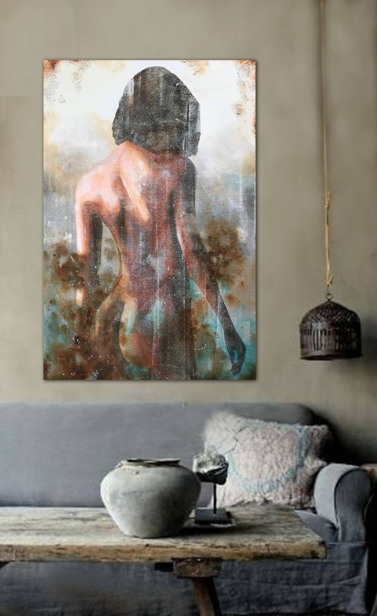 Original Abstract Nude Painting by Dee Brown