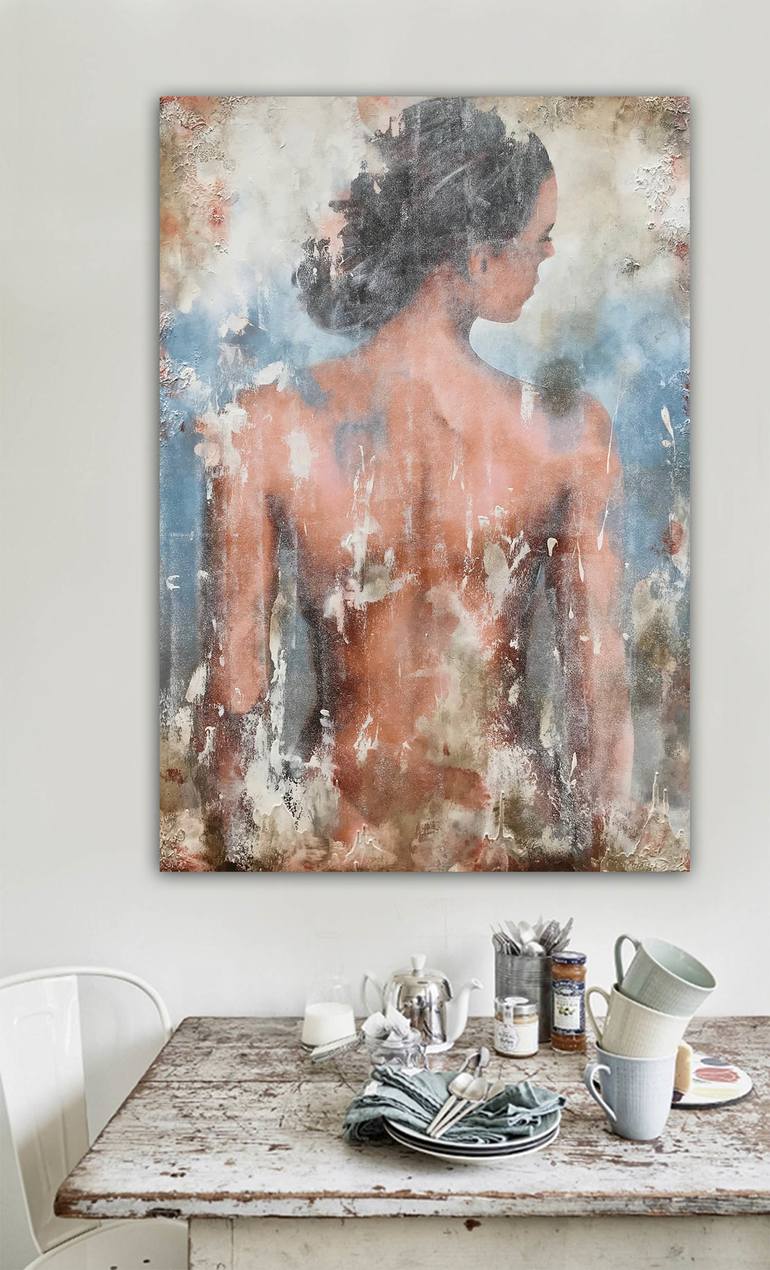 Original Abstract Nude Painting by Dee Brown