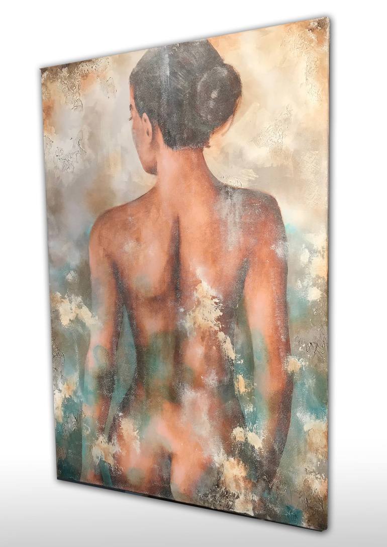 Original Abstract Nude Painting by Dee Brown