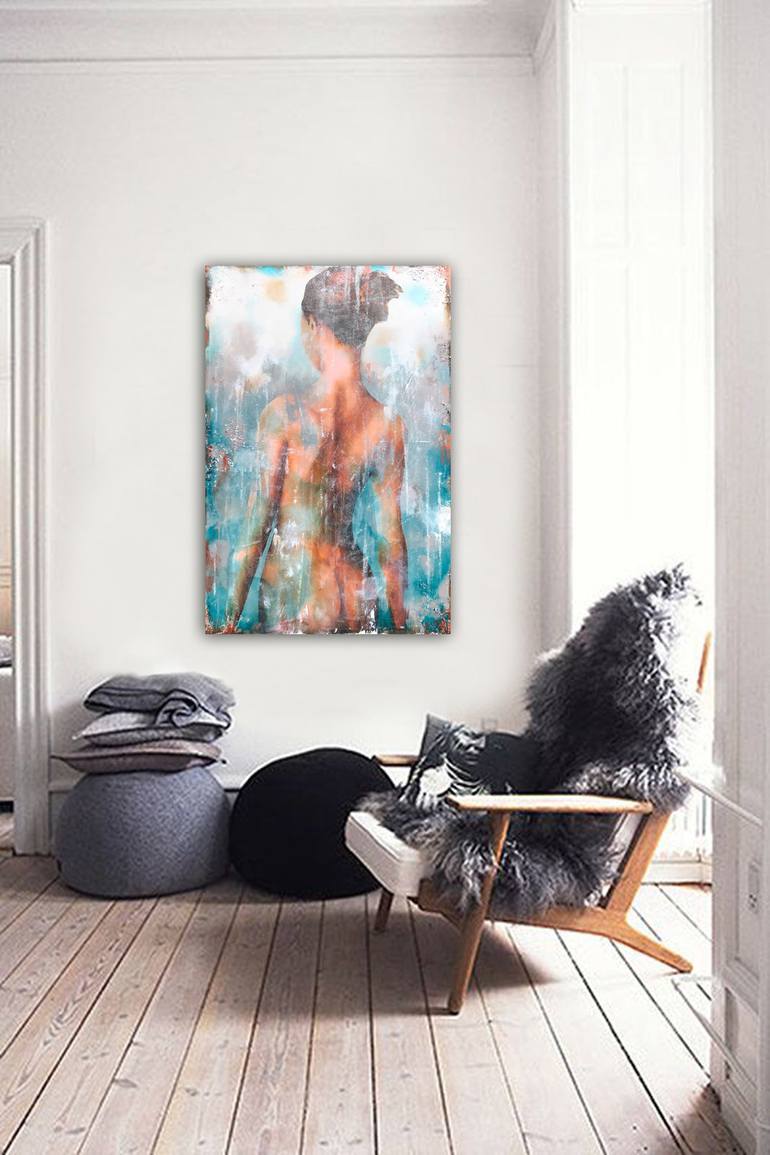 Original Abstract Nude Painting by Dee Brown