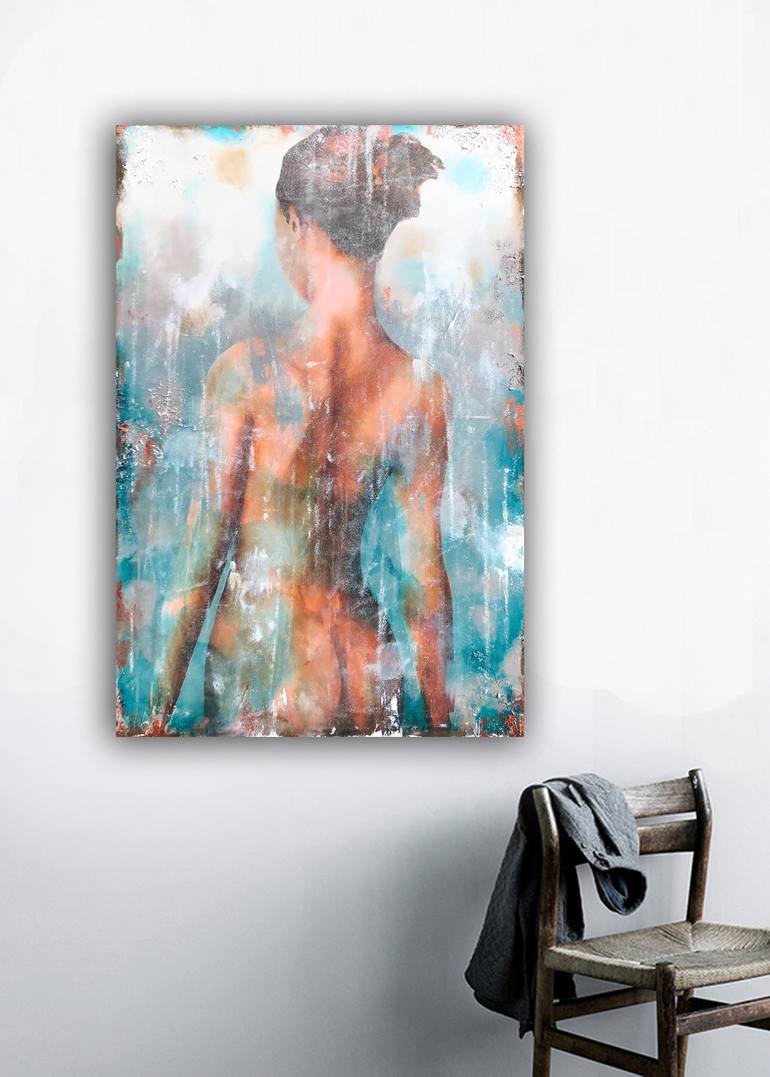 Original Abstract Nude Painting by Dee Brown