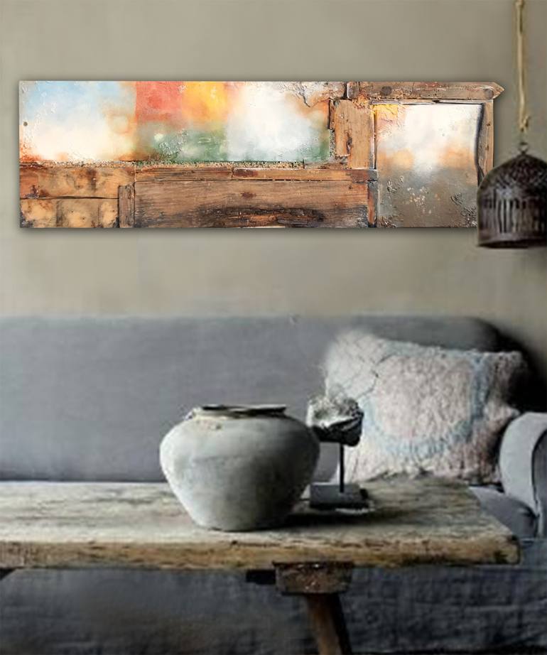 Original Mixed media Abstract Painting by Dee Brown